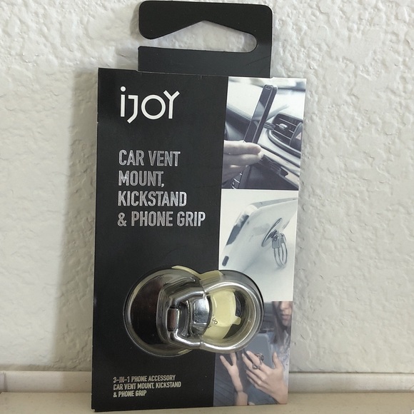 iJOY 3-in-1 Car Vent Mount, Kickstand & Phone Grip - Picture 8 of 8